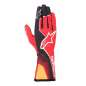 Preview: Alpinestars karting gloves V2 Future red / black / orange