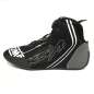 Preview: OMP Kart Schuhe KS-XR FIA 8877-2022 mit Drehknopf schwarz/weiß/grau