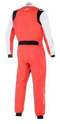 Alpinestars Kart Overall MX9 v2, rot/weiß