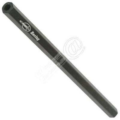 Spurstange 6-Kant CRG,schwarz eloxiert 210mm