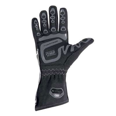 OMP Kart Handschuhe KS-1, schwarz /weiß/ grau