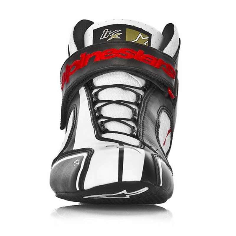 Alpinestars Tech1-KX Schuhe in schwarz /weiß/ rot