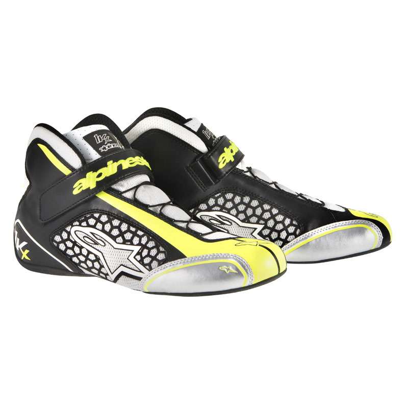 Alpinestars Tech 1-KX Karting Shoes black/white/yellow