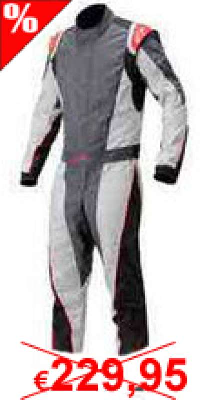 Alpinestars Kart Overall MX5 grau/silber/