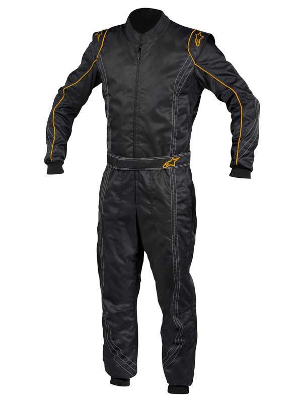 Alpinestars Kart Overall MX9 schwarz/oran