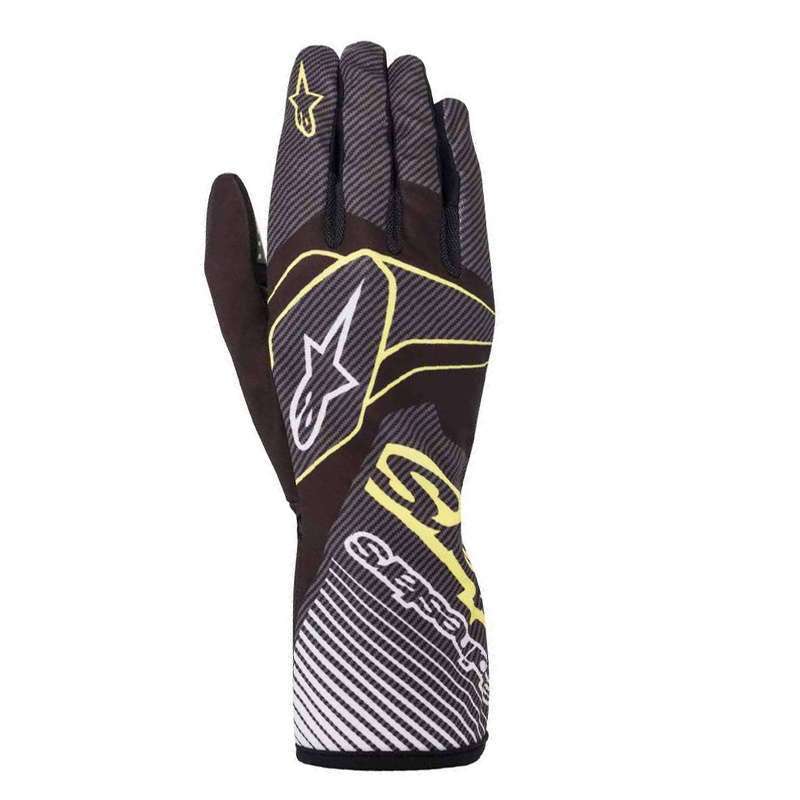 Alpinestars Tech-1 K Race v2 Carbon Gloves -black/lime