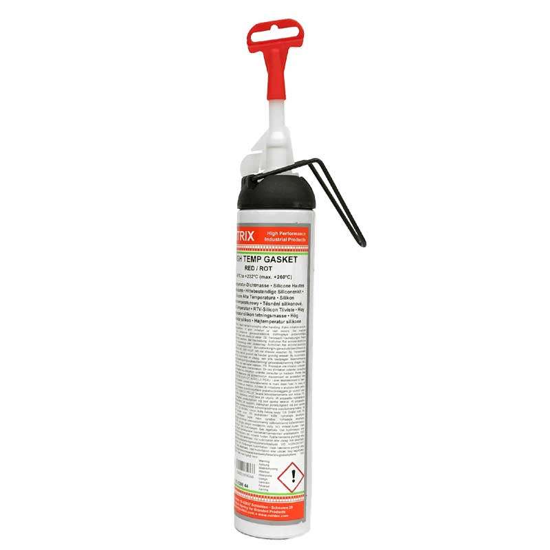 Silicon sealant 300C red, for exhaust systems