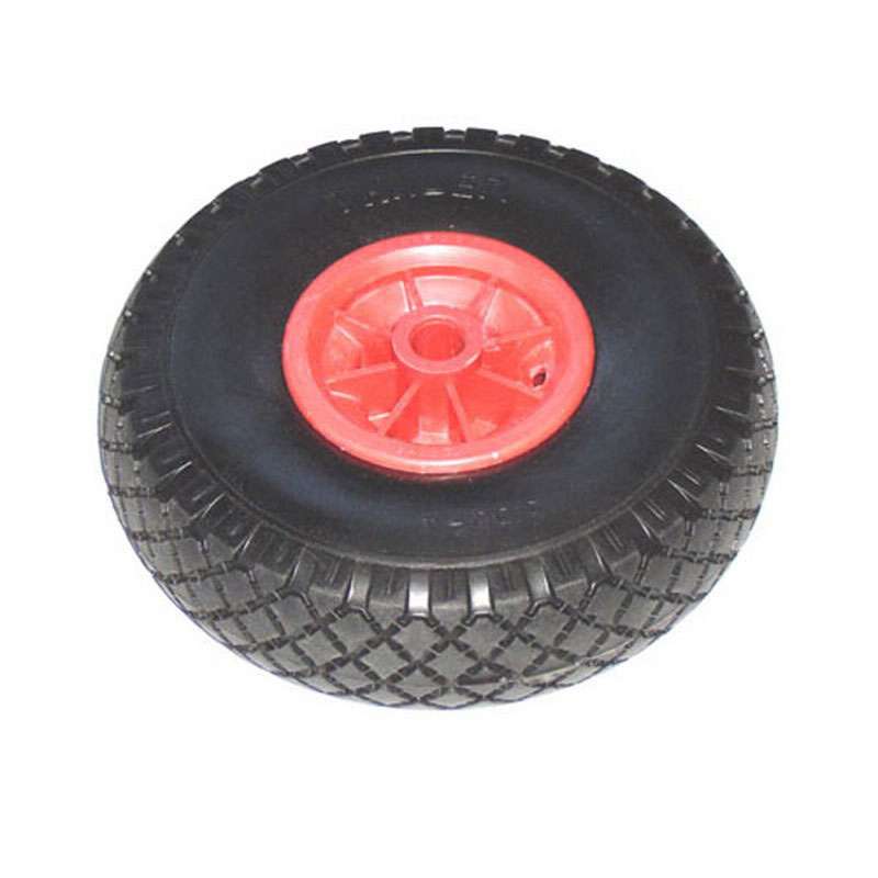 Spare tire with rim made of plastic for Kartwagen