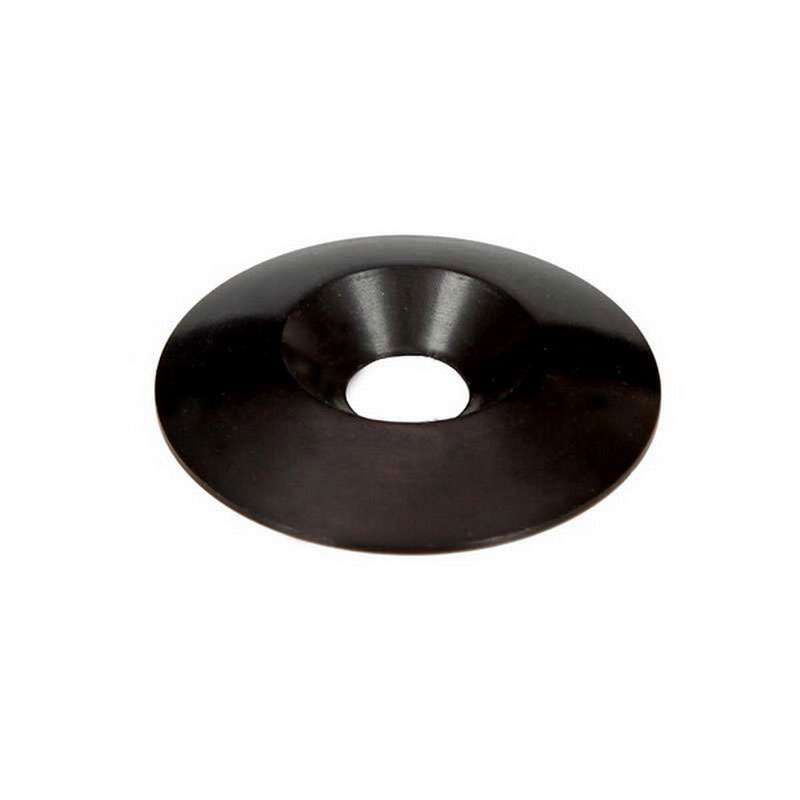 Conical seat disc made of aluminum 34x8mm black anodiz