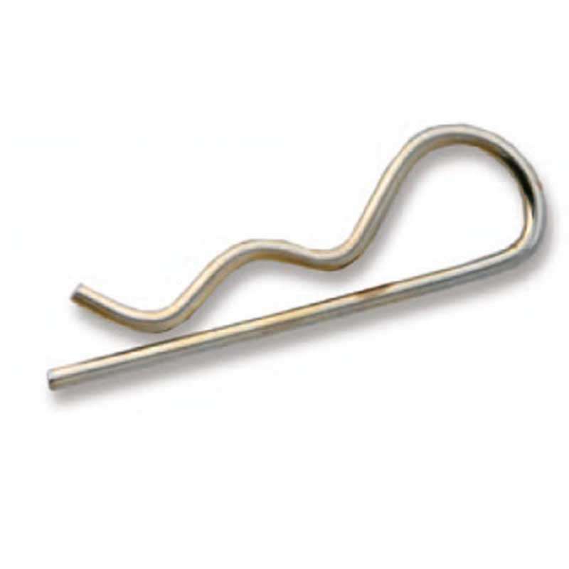 Cotter pin for fastening bolt front plate