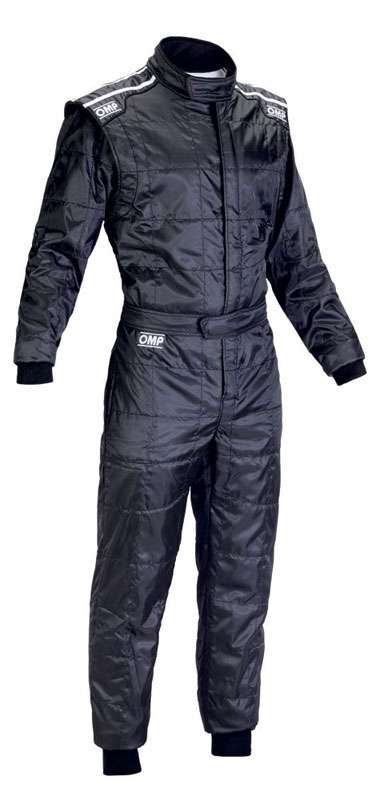 OMP Kart Overall KS-4, schwarz Kindergr