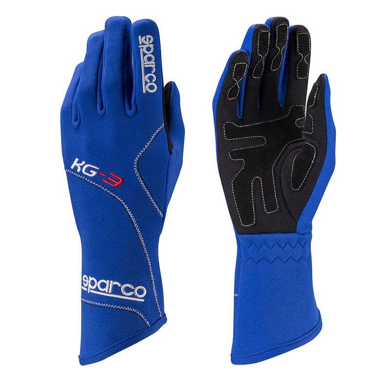 Sparco Karthandschuhe Blizzard KG-3, blau