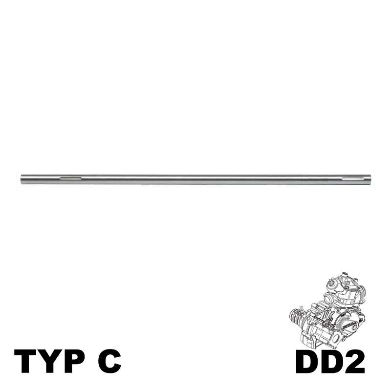 Axle Ø 40x1060 mm type "N" for DD2 Chassis   Bild Nr.