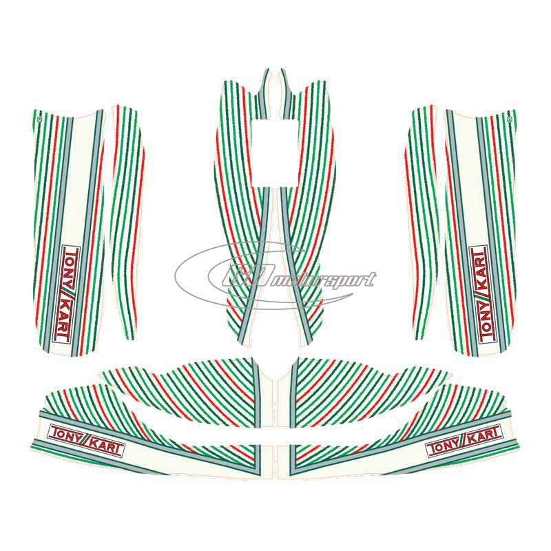 Designkit  Komplett M6/ M7 Tony Kart Race