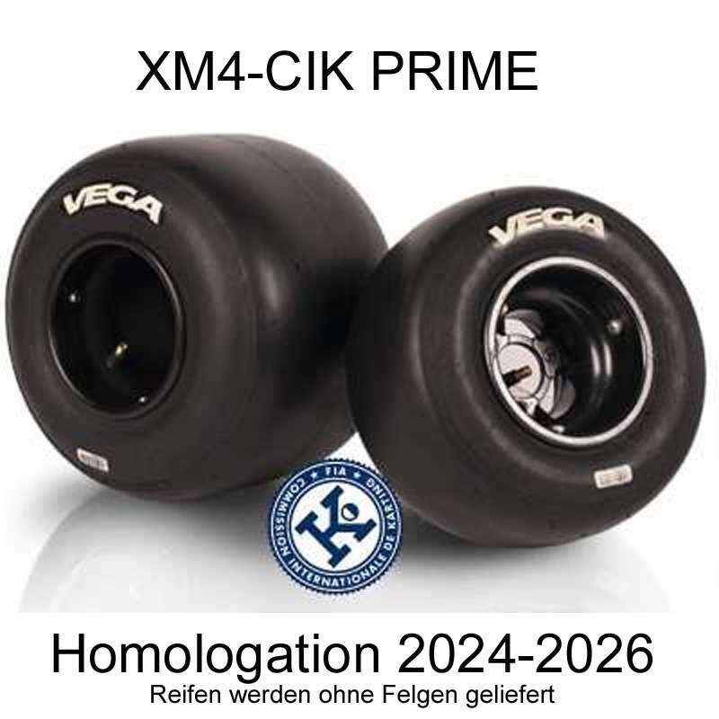 VEGA tires Slick XM 4 PRIME SET = 2 pieces 4.60 / 2 pieces 7.10 CIK 2024-2026