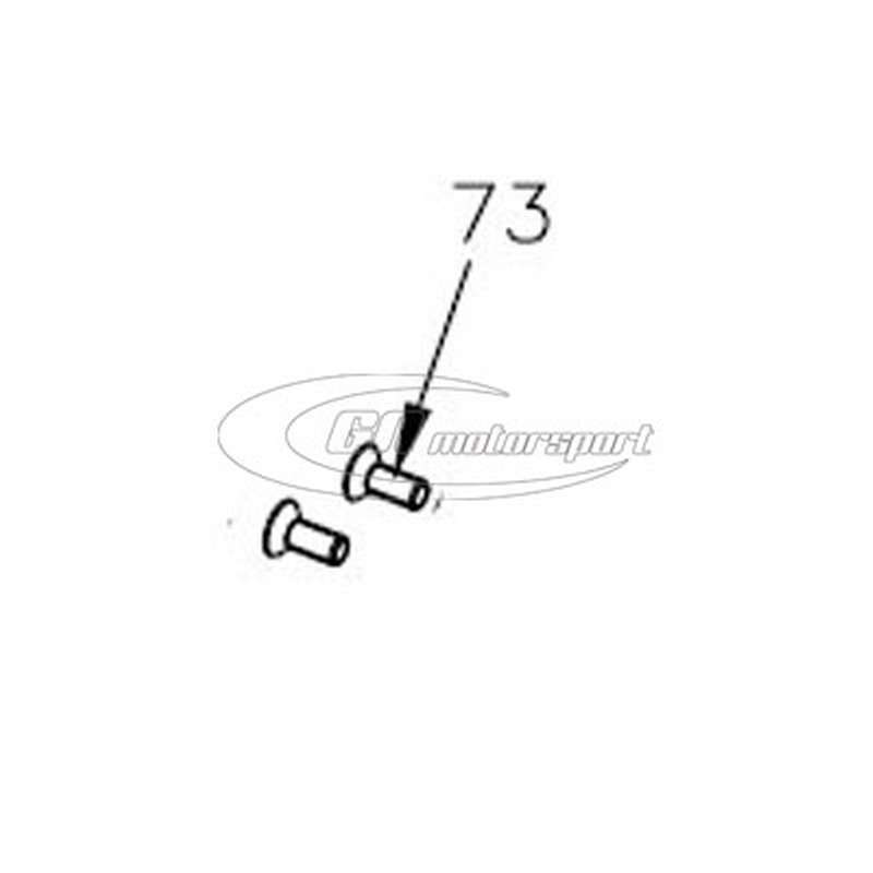 Schraube flach M5x10  f