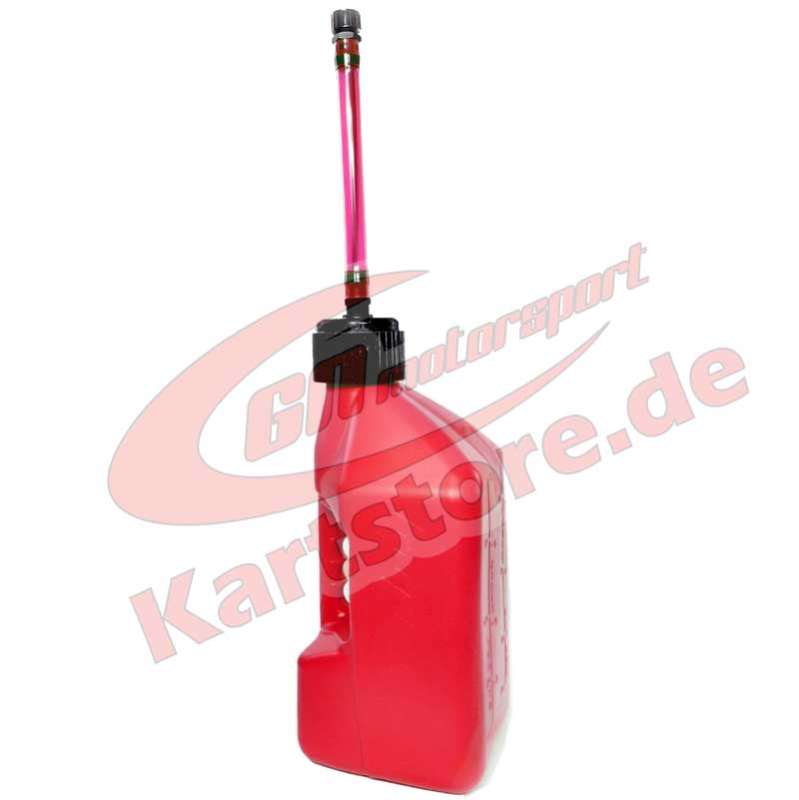 Racing quick-release fuel canister made of plastic, re