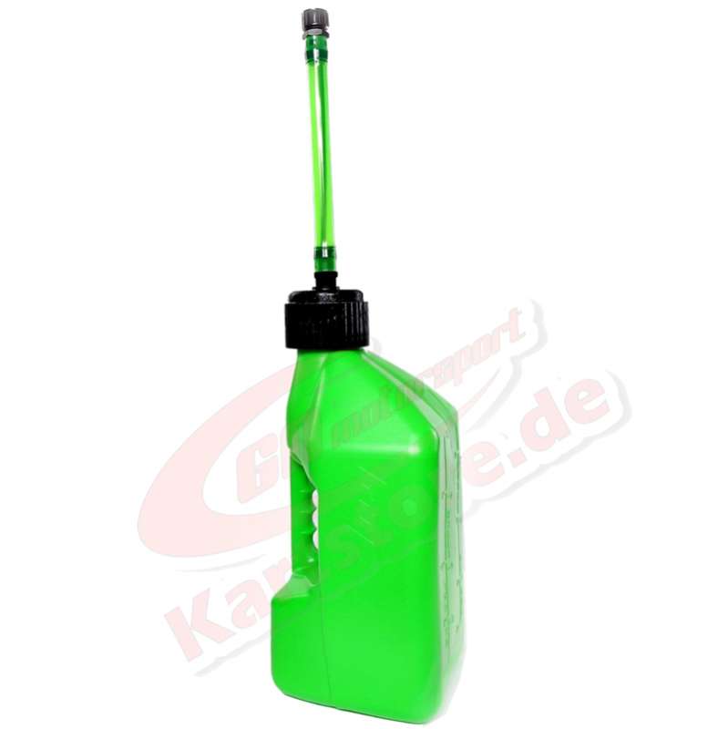 Racing quick-release plastic canister, green
